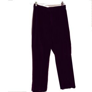 Ralph Lauren Purple Velour Slacks Size 8
